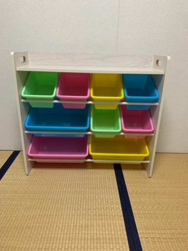 子供用おもちゃ棚！