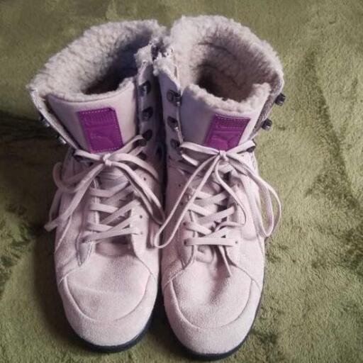 PUMA スエードハイカットスニーカー\n