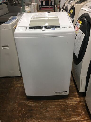 H018　HITACHI　洗濯容量7.0kg洗濯機　NW-R704 高年式ですが訳あり　年内自社配達無料！