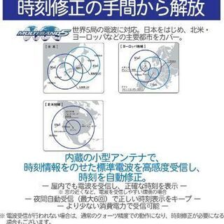 【CASIO】電波ソーラーウェーブセプター WV-M60-1AJFの画像