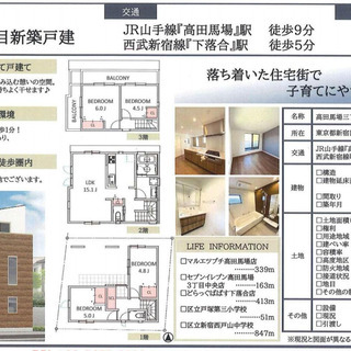 山手線新築戸建　ローン簡単