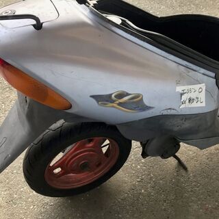 レッツ２　CA1KA　実働エンジン付　フレーム　部品取り　ヴェルデにもの画像