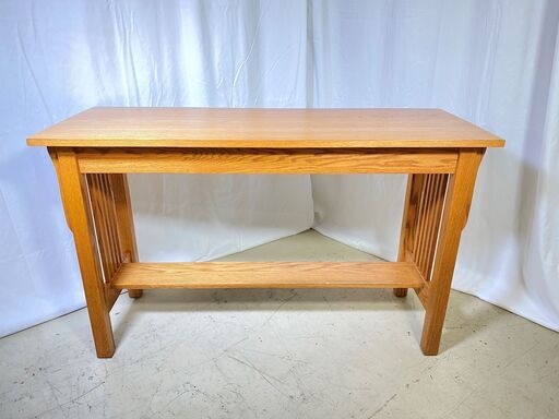 テーブル デスク パソコンデスク 作業台 茶 中古品