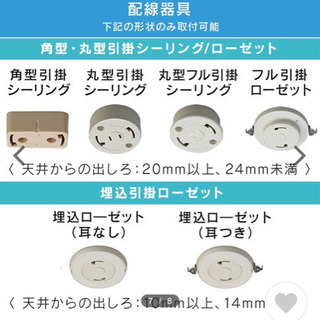 LEDシーリングライト未使用品の画像