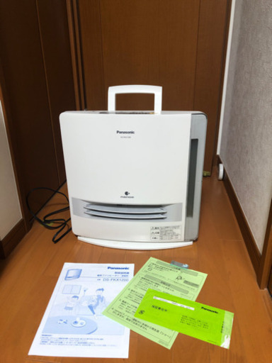 Panasonic パナソニック 加湿機能付き セラミックファンヒーター DS-FKX1200