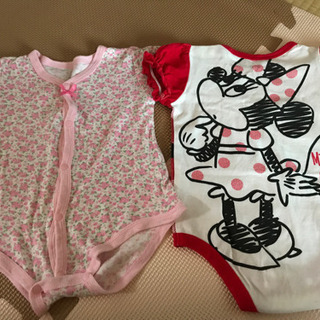 夏物ベビー服 60-70 抱っこ紐のコーナーカバー ガーゼ まとめ売り！の画像