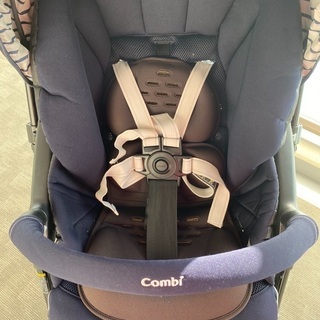 値下げ★ コンビ　ベビーカー　メチャカル　レインカバー付きの画像