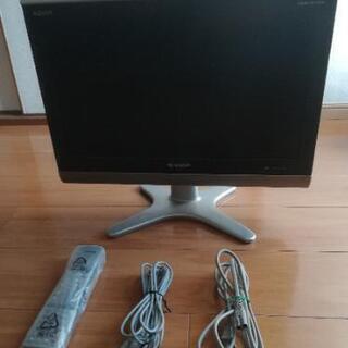 (決まりました)シャープ20インチテレビの画像