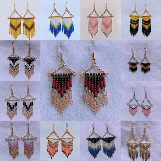 ハンドメイドピアス
