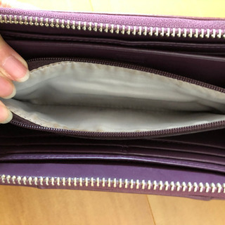 値下げ☆COACH コーチ ☆長財布☆パープル☆女性用の画像