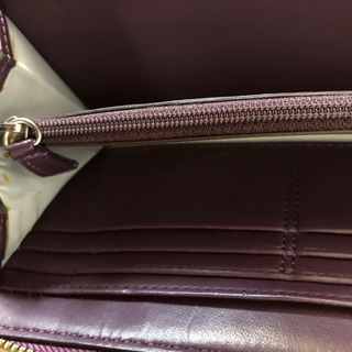 値下げ☆COACH コーチ ☆長財布☆パープル☆女性用の画像