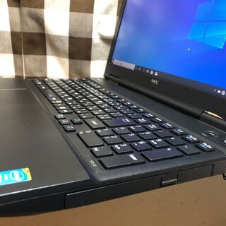 ☆彡WebｶﾒﾗUSB接続付・新品SSD240GB／高速ｉ５第四世代/ＮＥＣリノベＰＣ・人気のブラック☆/Ｗｉｎ１０Ｐｒｏ/Office2019付/15.6ｲﾝﾁ/メモリ4G/無線ＬＡＮ/ＤＶＤ・ＣＤ再生ソフト付　No.20110002の画像