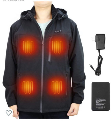 USBバッテリー式　暖房ジャケット