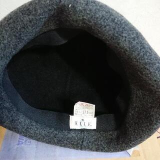 ELLE 黒帽子の画像