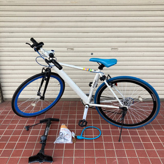N 11-446 自転車　air bike 700C クロスバイ...