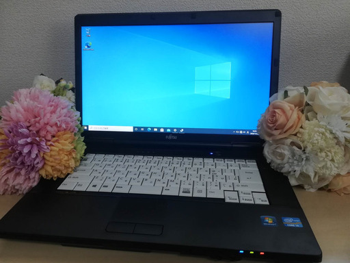 (お打合せ中)ノートパソコン 富士通 LifeBook A572/F E CPU:core i3 メモリ:4GB HDD:320GB OS:Windows10Pro(64bit) 15.6型 無線LAN有(Wi-Fi子機付き) 光学ドライブ内蔵