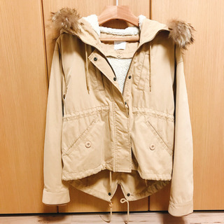 LOWRYS FARM モッズ コート ベージュ ¥2500