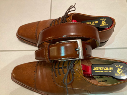 スコッチグレイン　ベルオム・マーブル　24.5cm【ベルト付き】