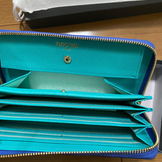 新品　イタリア TUSCANIA社 プレミアムレザーウォレットの画像