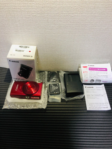 【新品・未使用】Canon デジタルカメラ IXY 190 レッド