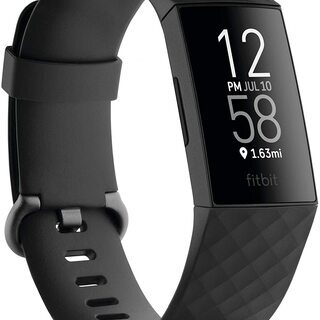 【新品未開封】値下げしました。Fitbit Charge4 GPS搭載　フィットネストラッカー　黒 