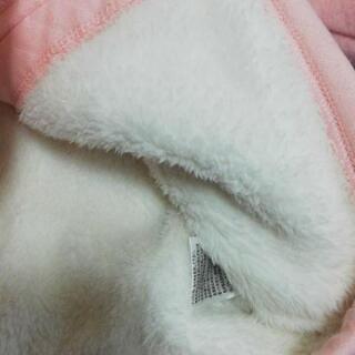 95　女の子裏地モコモコアウターの画像