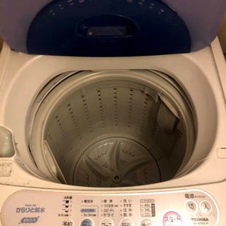 洗濯機　TOSHIBA 無料！　あげます！の画像