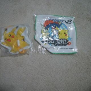 ★	ポケモン　スモールタオル　ピカチュウ　チケットホルダー