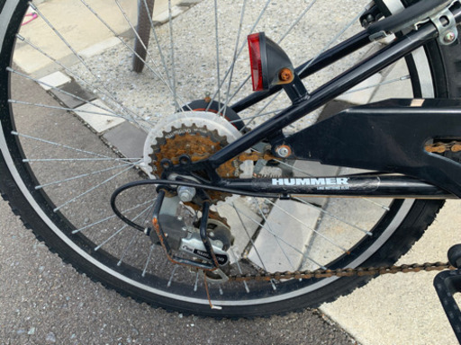ハマーの24インチ自転車