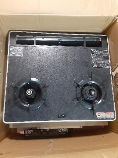 お値段下げました　ガラストップ　ガスコンロ