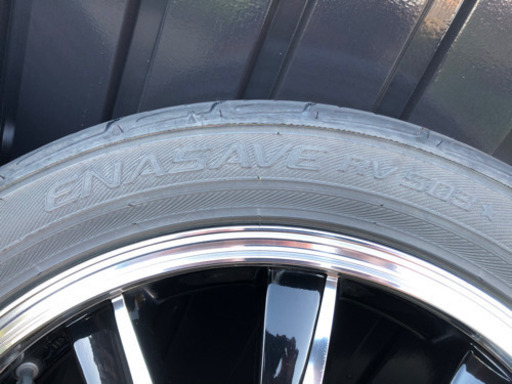 WEDS レオニス　17inchアルミホイールタイヤ付き4本セット　盗難防止用ナットのオマケ付き