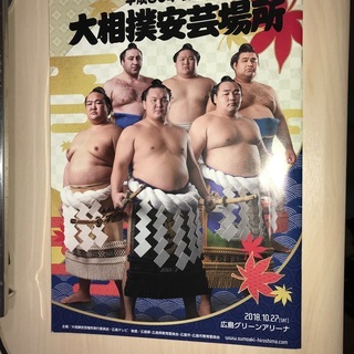 大相撲安芸場所パンフレットの画像