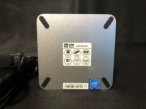 テレビにつないでYoutube鑑賞やDVDプレーヤー代りに!! 充実したスペック!! GM-JAPAN ミニPC GLM-MN3350 Win10搭載