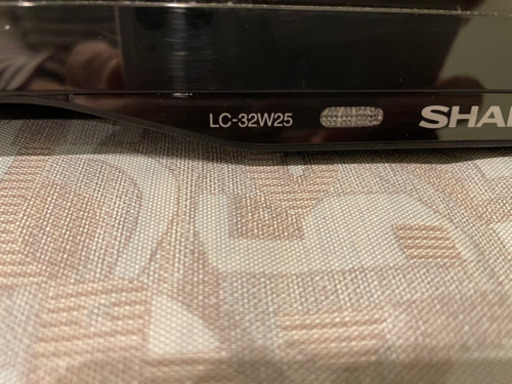 シャープ　液晶テレビ　LC-32W25-B　壁掛け　訳アリ