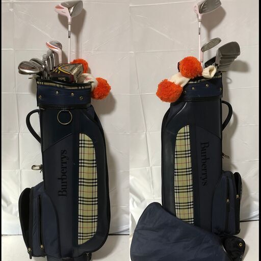 ゴルフ セット レディース 訳あり特価!! BURBERRYS バーバリー バッグ パラディーソ１Ｗ、UT ゴルフセット