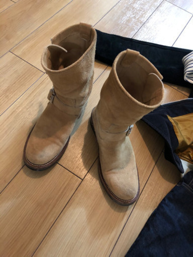 ブーツ スエード