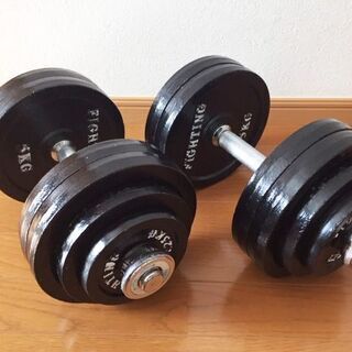 ダンベル 片手30kg×2個セット 合計60kgの画像