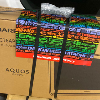 保証つき　SHARP AQUOSポータブル　16v型　新品未開封未使用　テレビの画像
