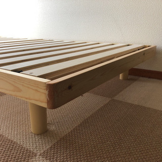 シングル マットレス すのこベッドの画像