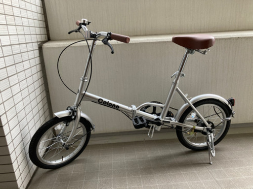 【未使用品・超美品】折り畳み自転車+空気入れ＋鍵