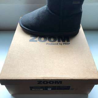 PEEP ZOOM ズーム レディース ムートンブーツ インソール&箱付【美品】の画像