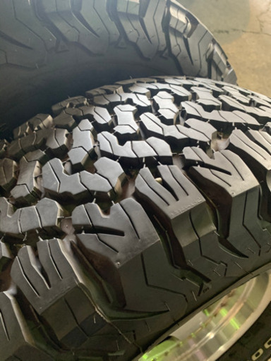 ランクル等 アルミホイール バリ溝 BF グッドリッチ タイヤ 4本