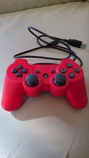 PS3コントローラー(古品)(赤)