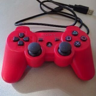 PS3コントローラー(古品)(赤)