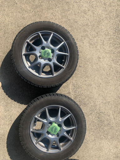 スタッドレスタイヤ 155/65-13 バリ溝