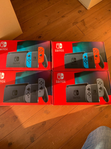 新品　ニンテンドースイッチ　本体　4台　グレー2台　ネオン2台