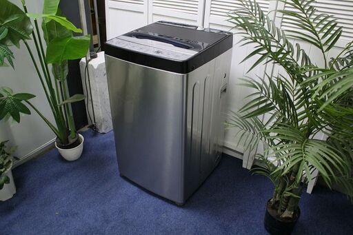 R2347) HAIER 中古 ハイアール 全自動洗濯機 URBAN CAFE SERIES （アーバンカフェシリーズ） ステンレスブラック JW-XP2CD55F 洗濯5.5Kg  2020年製! 洗濯機 店頭取引大歓迎♪