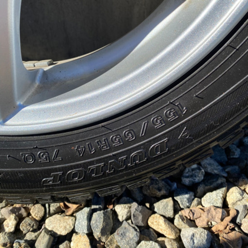 スタッドレスタイヤ&ホイール　4本セット　155/65R14  軽自動車全般　美品