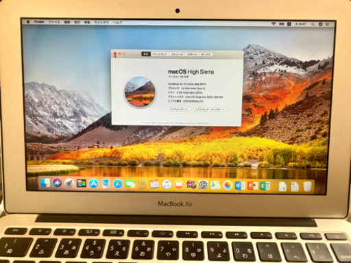 【Office2016】MacBook Air Mid 2011 11インチ