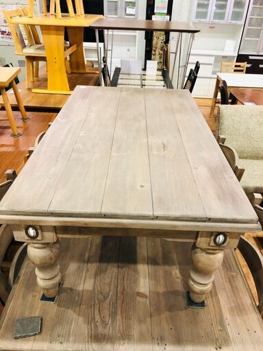 古木 パイン材 センターテーブル